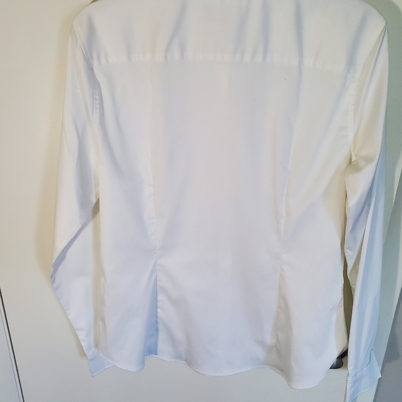 Banana Republic Factory White Button-up Dress Shirt - Picture 4 of 6